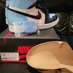 Jordan Retro 1 High 'Obsidian Patent' size 12M or 13.5W